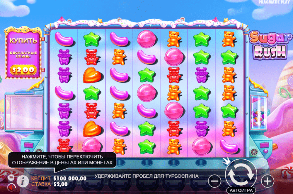 Sugar Rush: Играть Слот Бесплатно или на Деньги